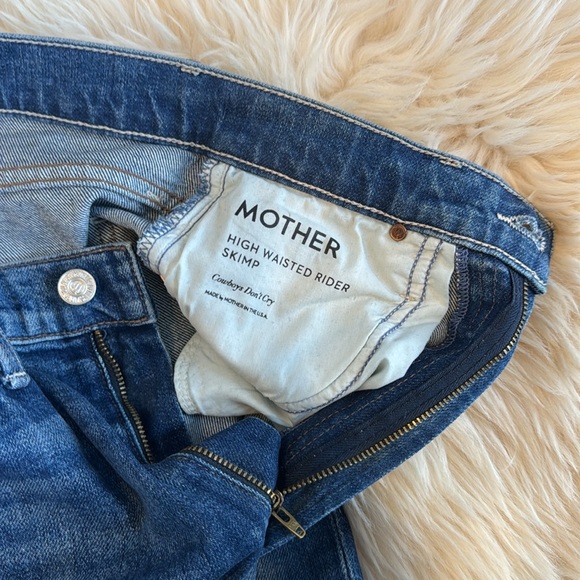 MOTHER High Waisted Rider Skimp - Picture 3 of 6